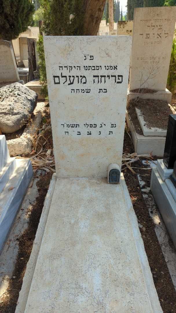 קברו של פריחה מועלם