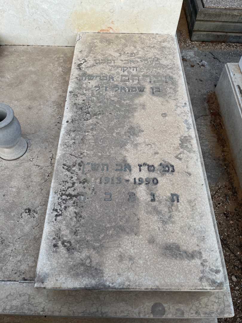 קברו של אברהם אברשה לוונברג. תמונה 1