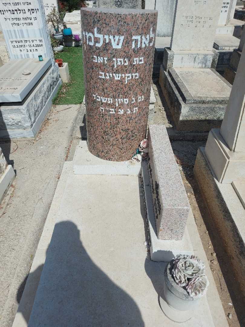קברו של לאה שילמן. תמונה 1