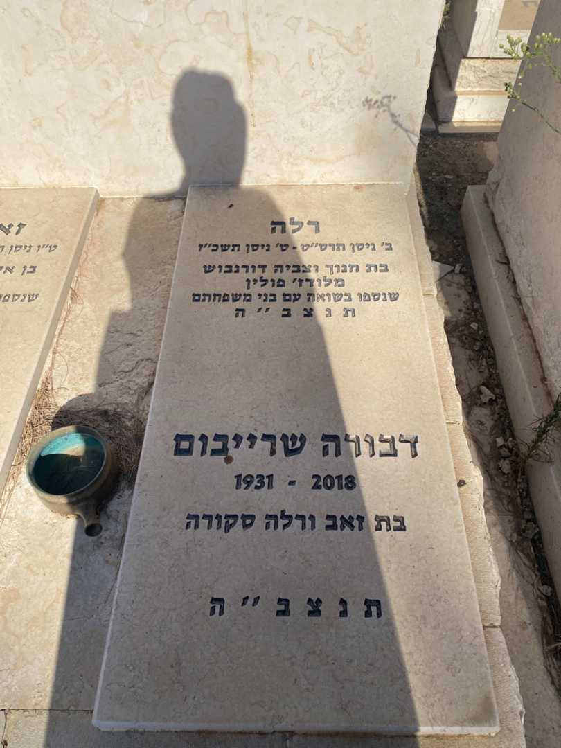 קברו של דבורה שרייבום. תמונה 1