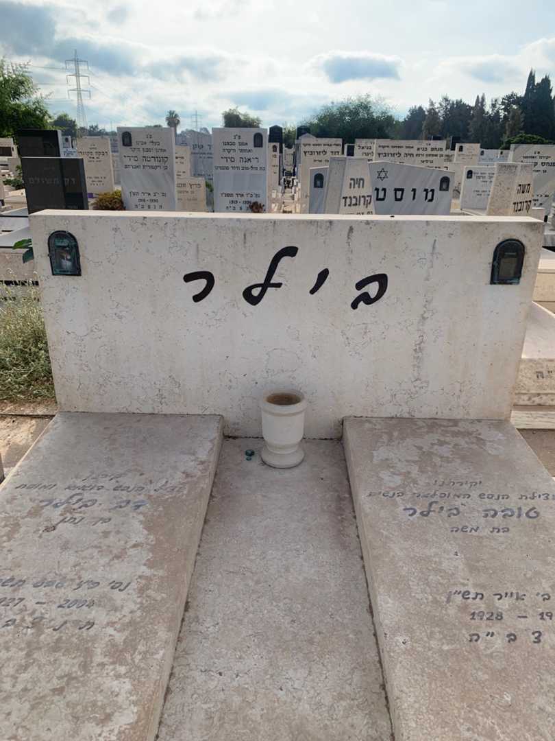 קברו של טובה בילר. תמונה 1