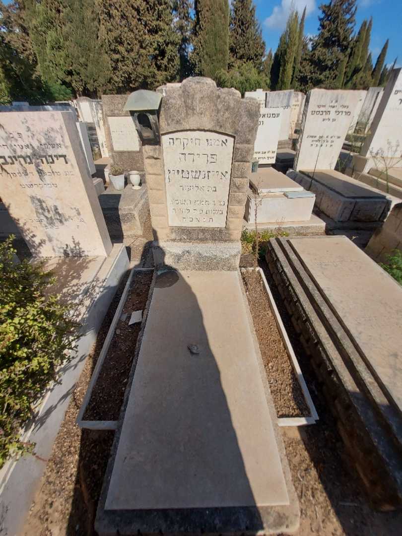 קברו של פרידה אייזנשטיין