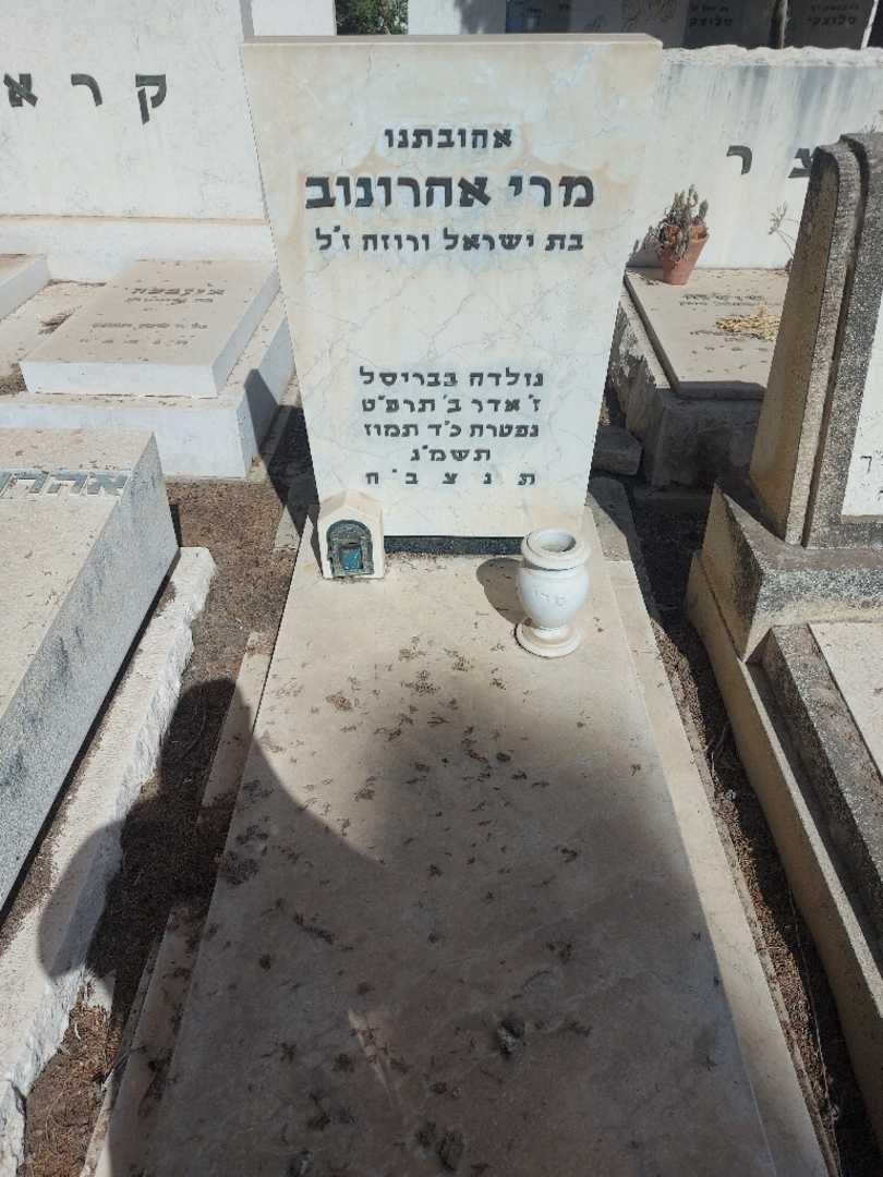 קברו של מרי אהרונוב