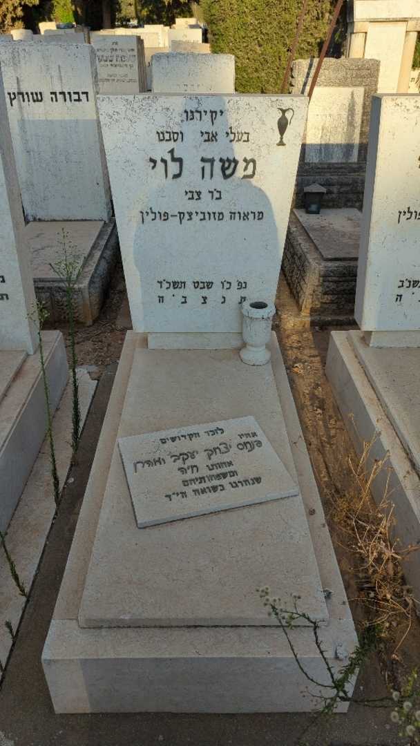 קברו של משה לוי