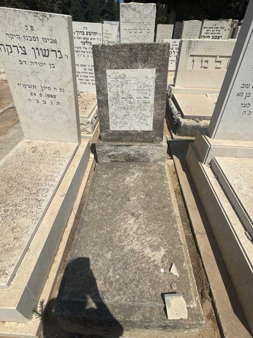 קברו של מאיר ברכר