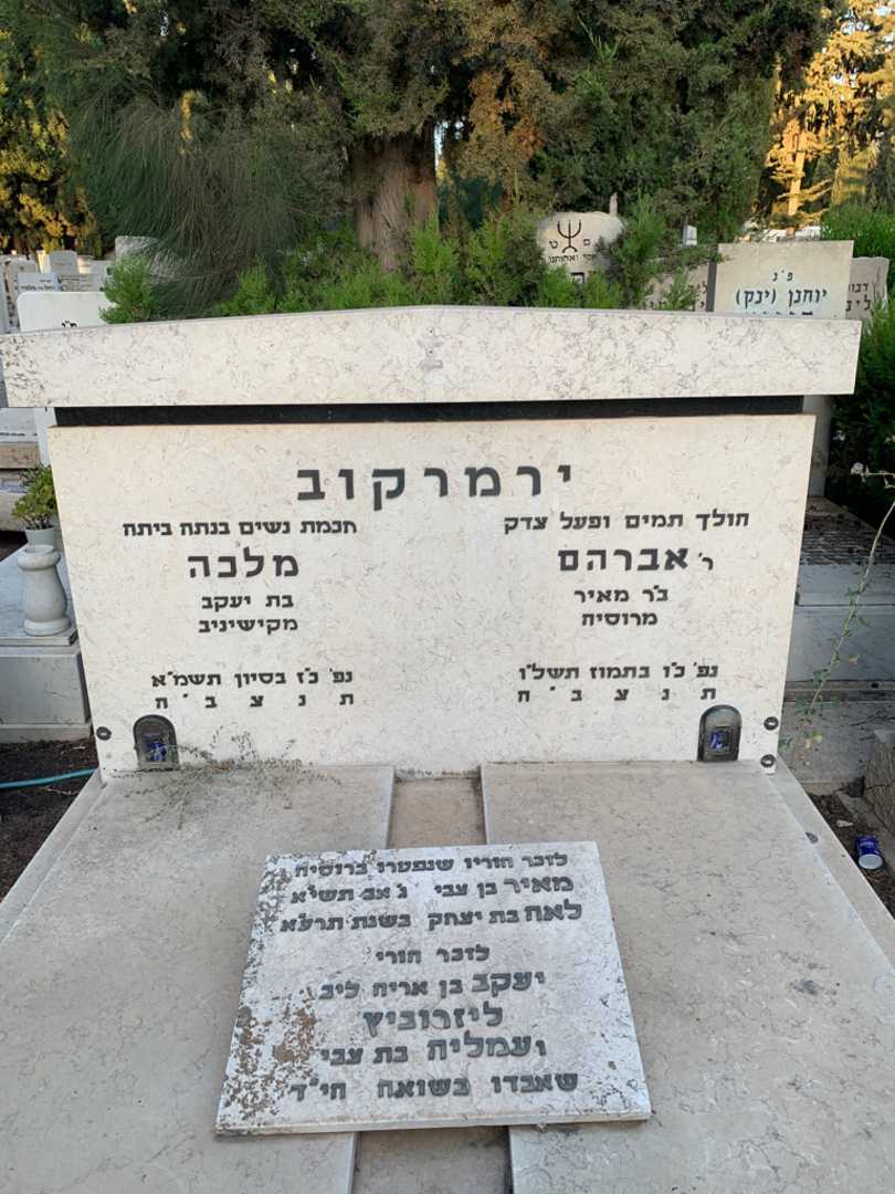 קברו של יעקב ליזרוביץ. תמונה 1