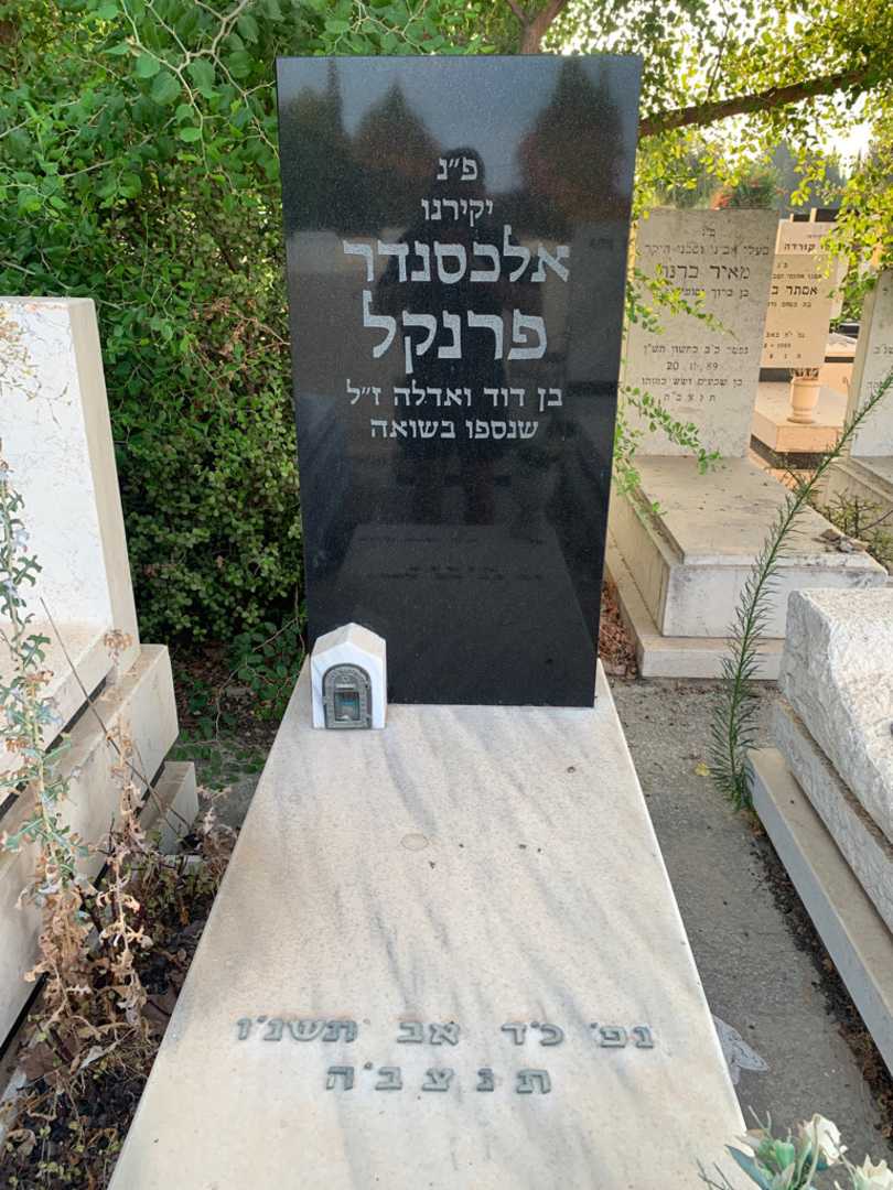 קברו של אלכסנדר פרנקל