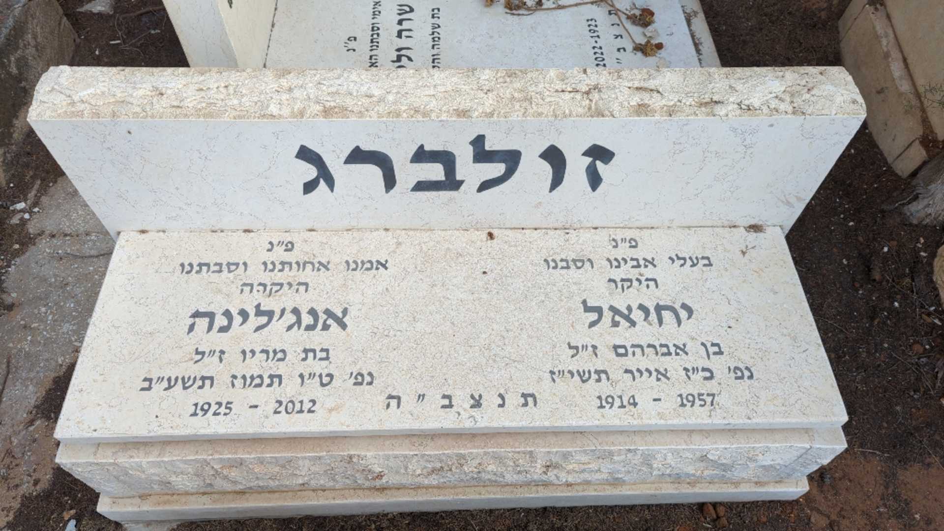 קברו של אנג'לינה זולברג