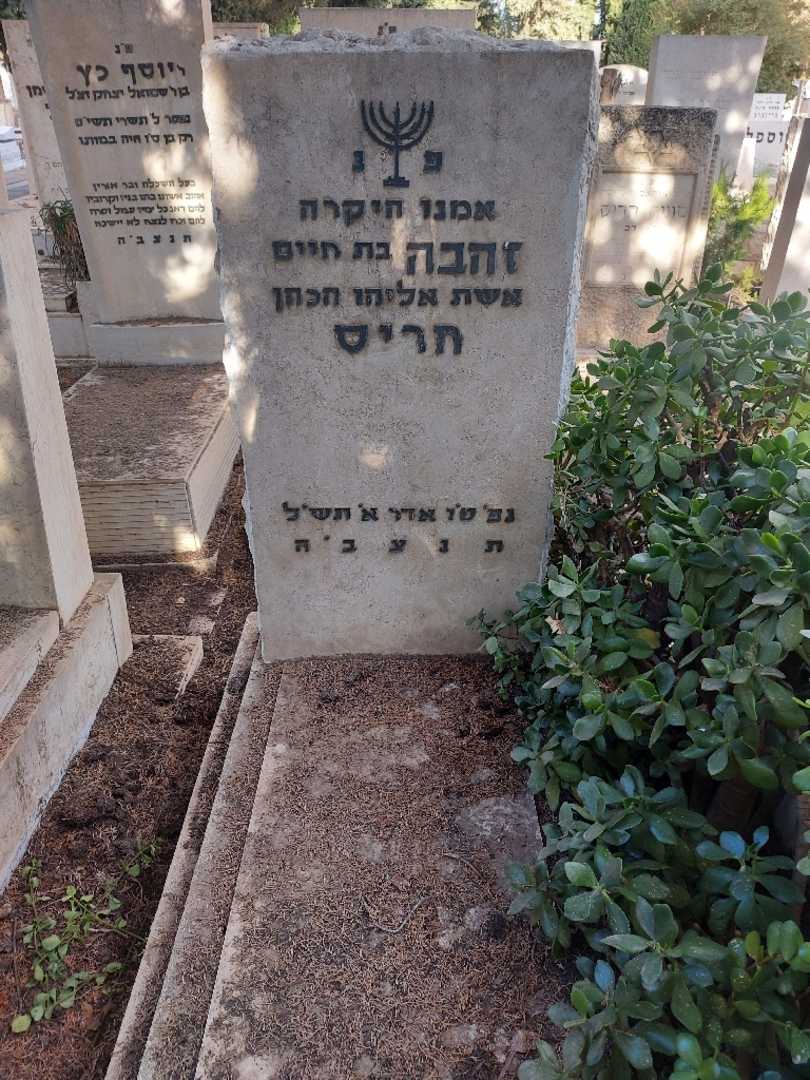 קברו של זהבה הריס