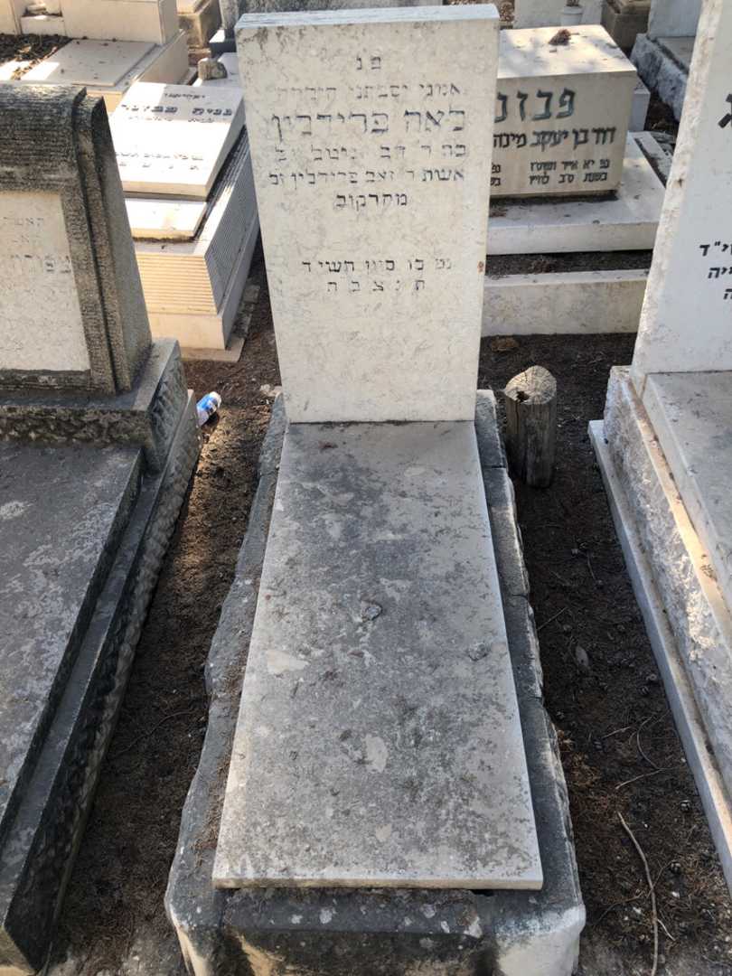 קברו של לאה פרידלין