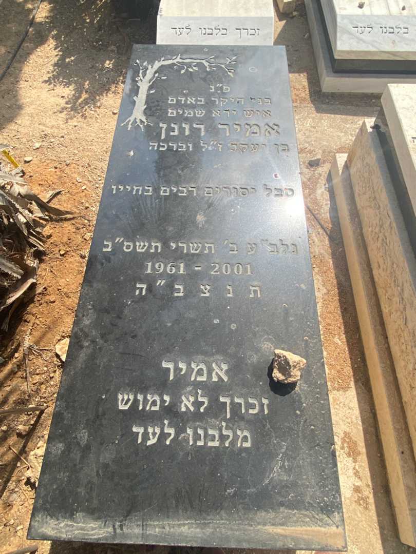קברו של אמיר רונן
