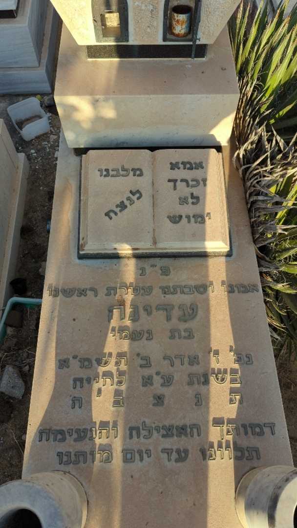 קברו של עדינה "אלו" מזרחי. תמונה 2