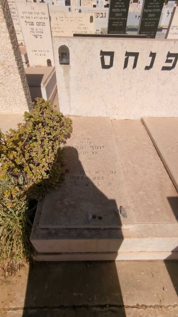 קברו של יוסף "פפו" פנחס. תמונה 1
