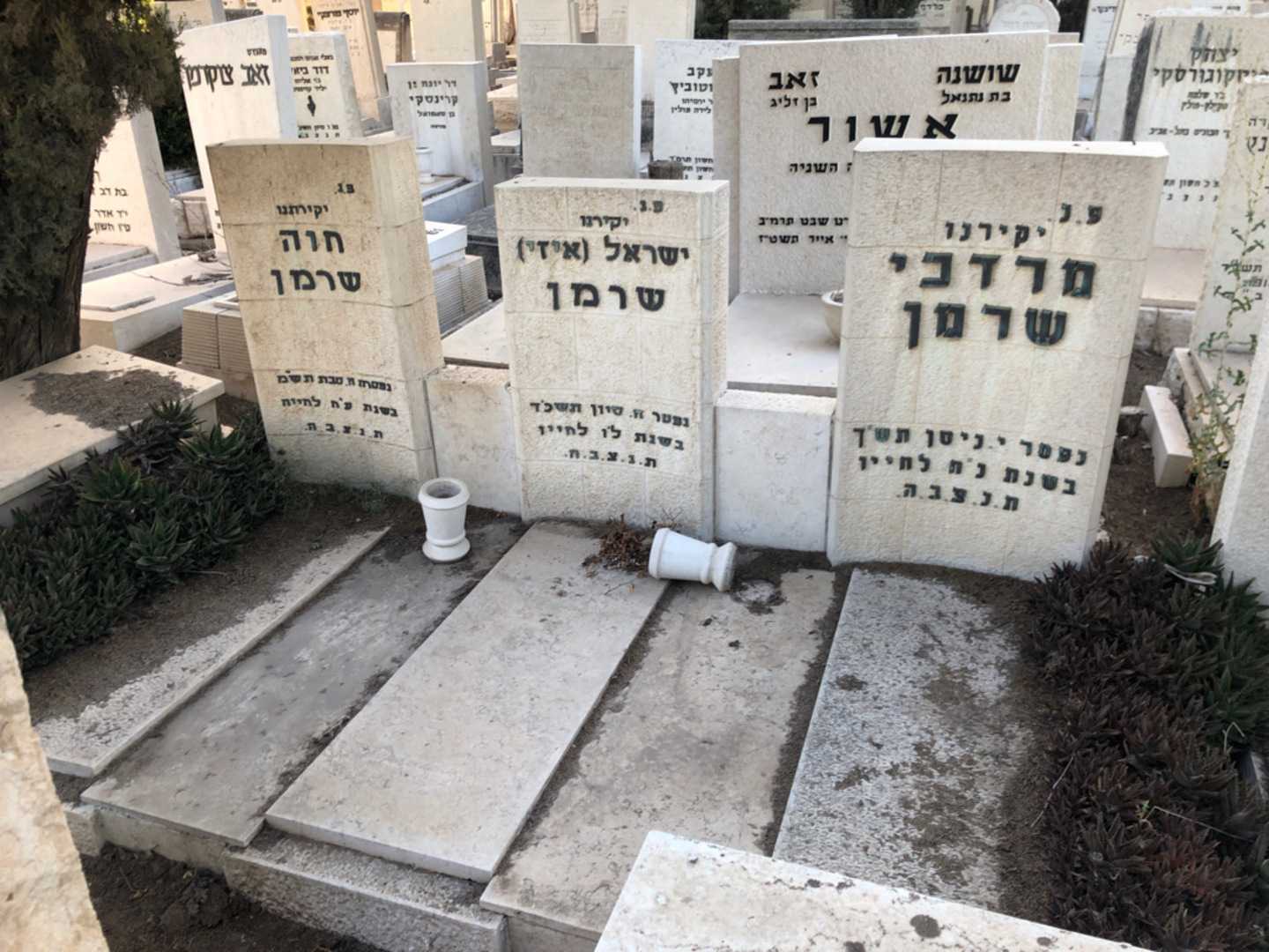 קברו של מרדכי שרמן. תמונה 2