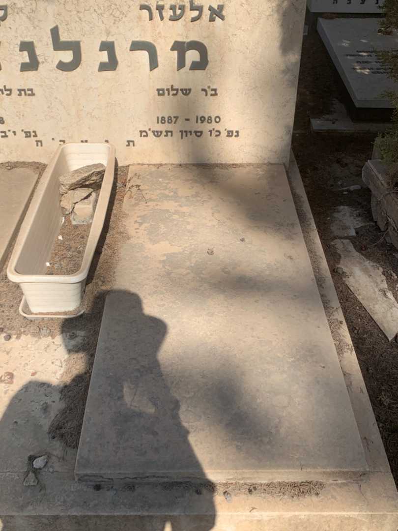 קברו של אלעזר מרנלנדר. תמונה 1