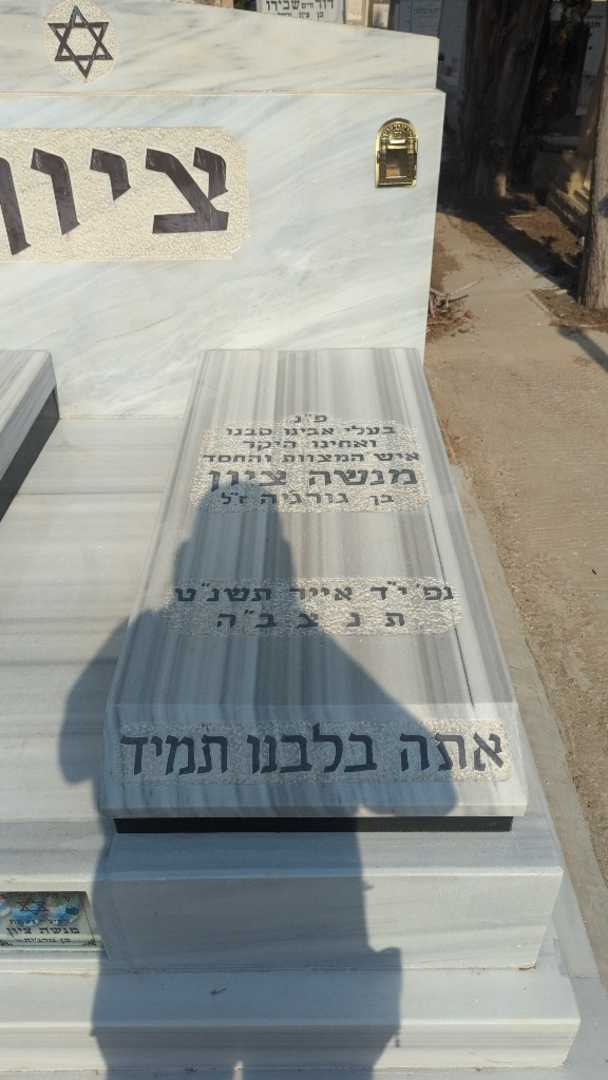 קברו של מנשה ציון. תמונה 1