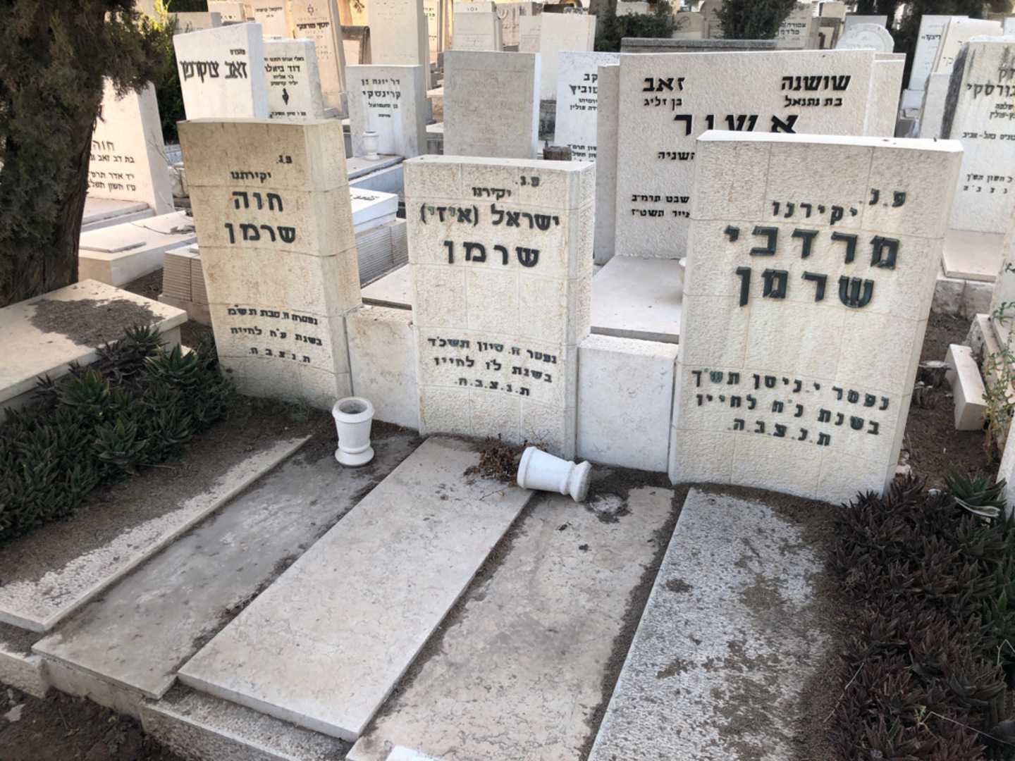 קברו של ישראל "איזי" שרמן. תמונה 2
