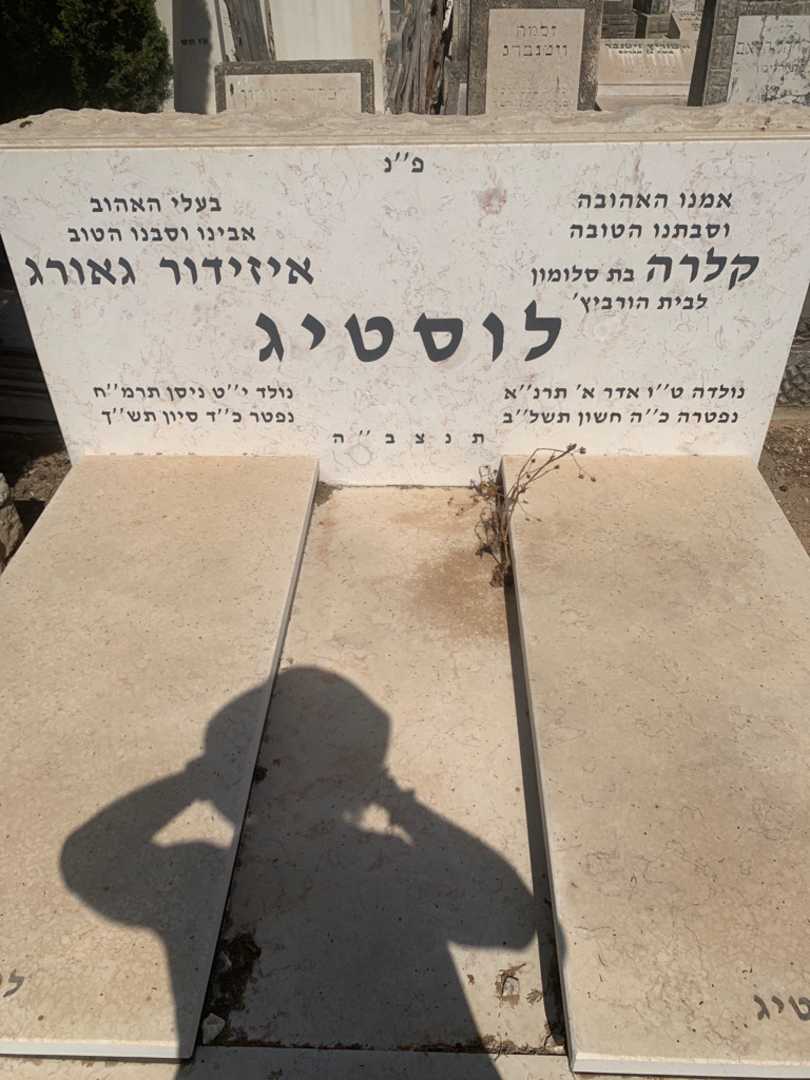 קברו של קלרה לוסטיג. תמונה 2