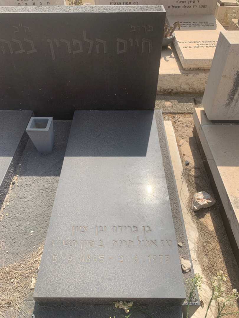 קברו של חיים הלפרין. תמונה 1