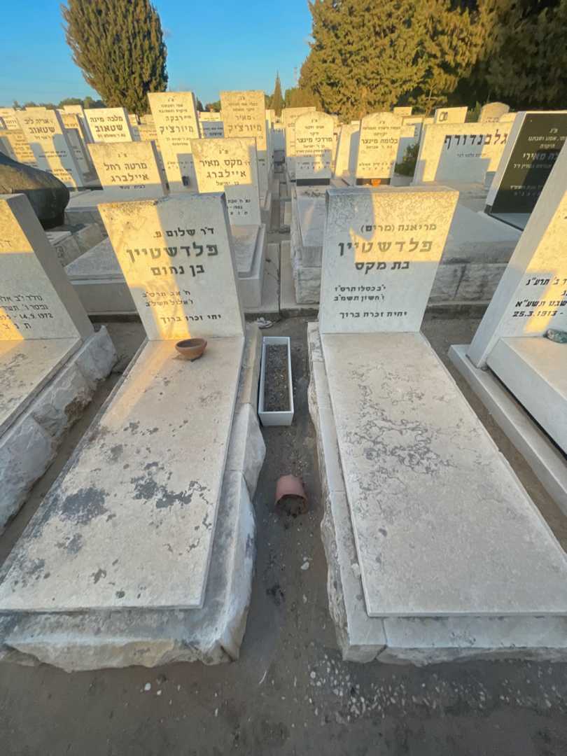 קברו של שלום פלדשטיין. תמונה 1
