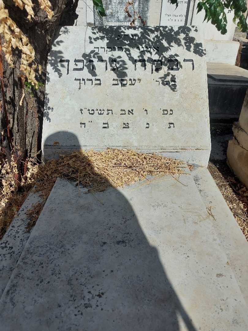 קברו של רבקה גרופך. תמונה 2