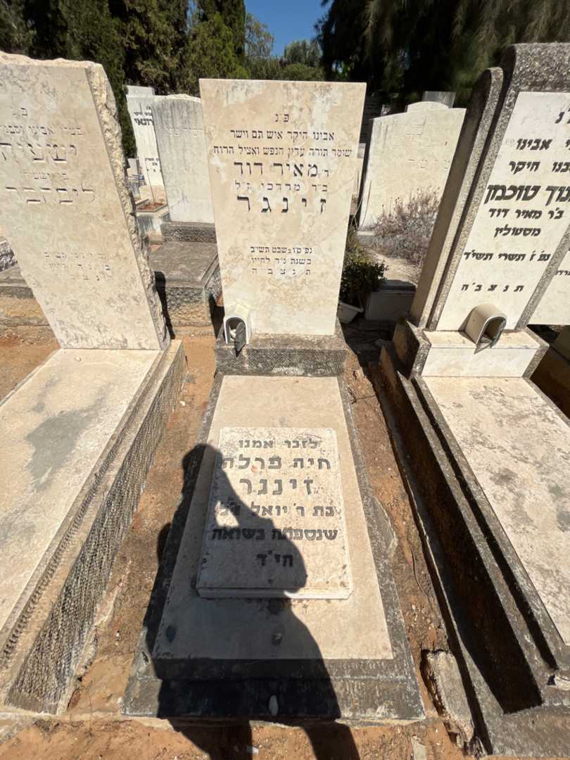 קברו של מאיר דוד זינגר