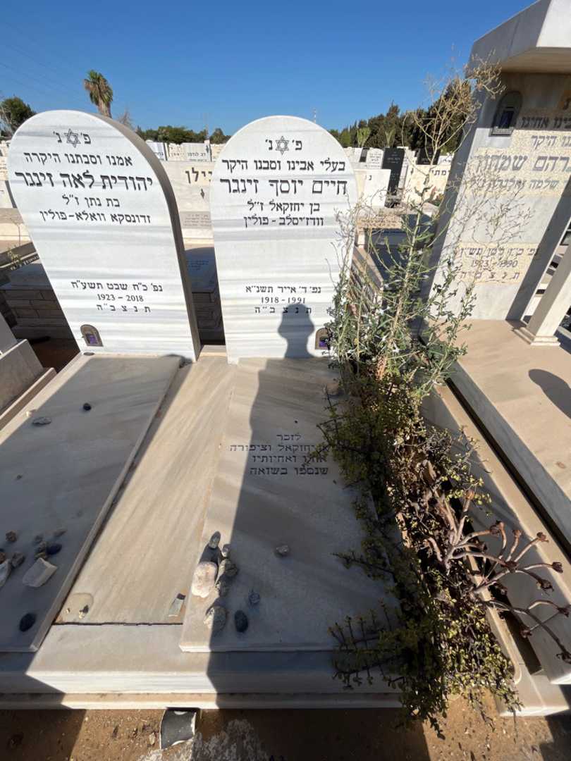 קברו של חיים יוסף זינגר. תמונה 1