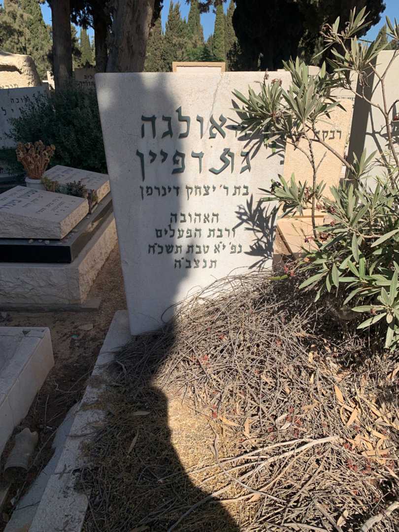 קברו של אולגה גולדפיין. תמונה 1