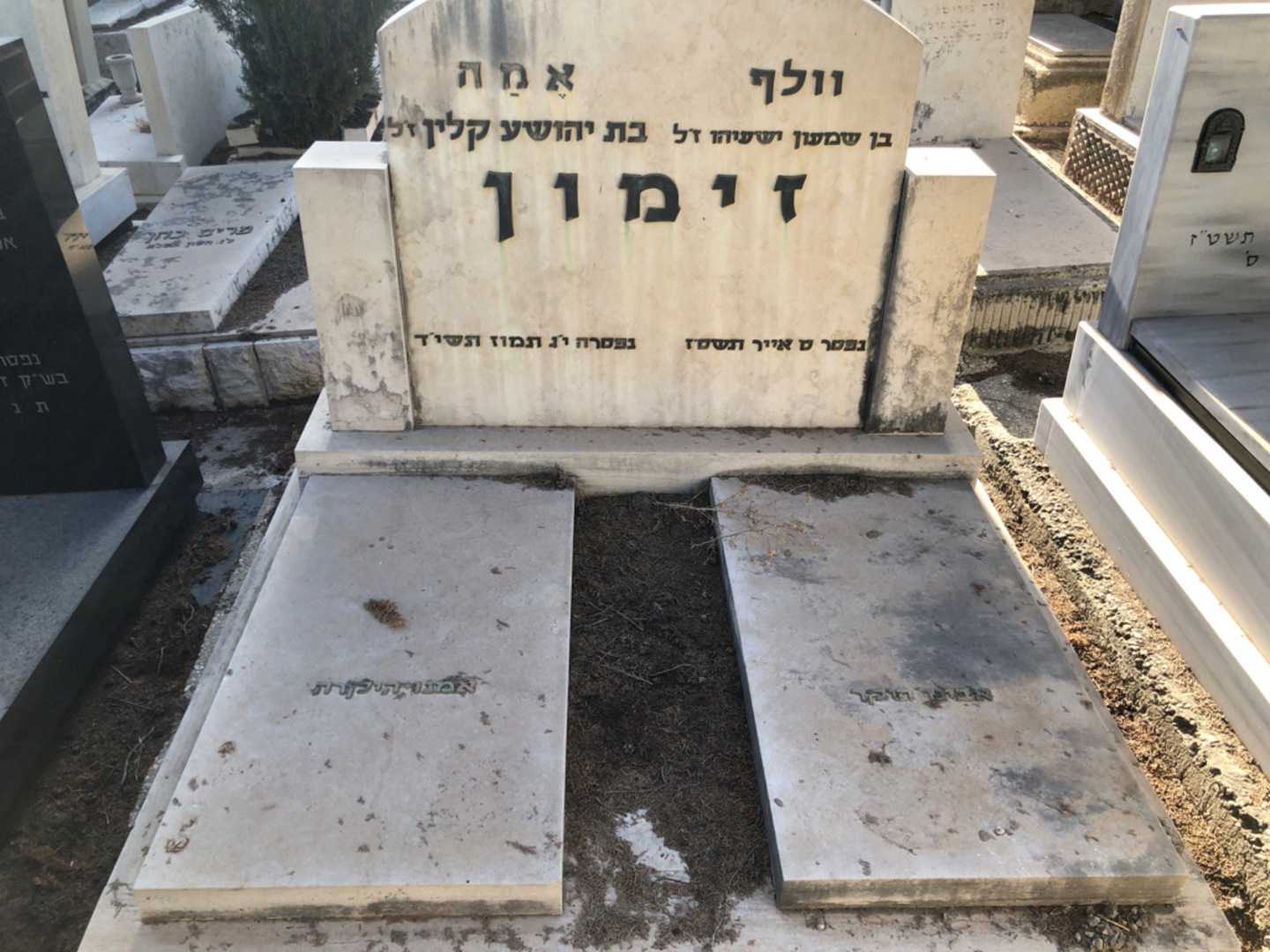 קברו של וולף זימון. תמונה 2