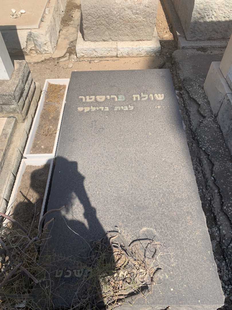 קברו של שלום פריסטר