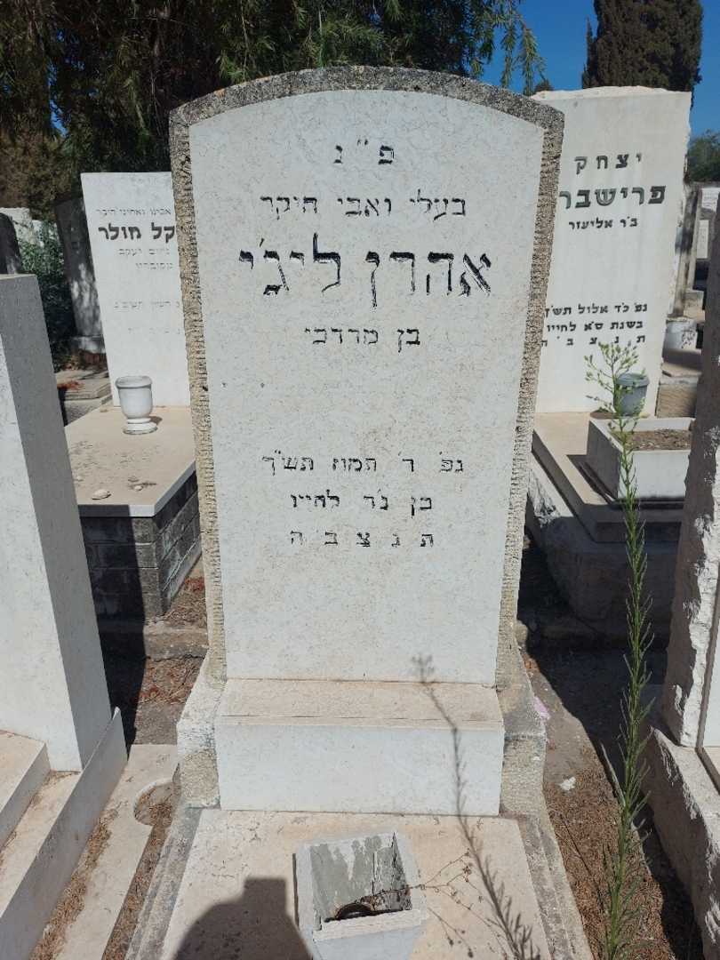 קברו של אהרן ליג'י