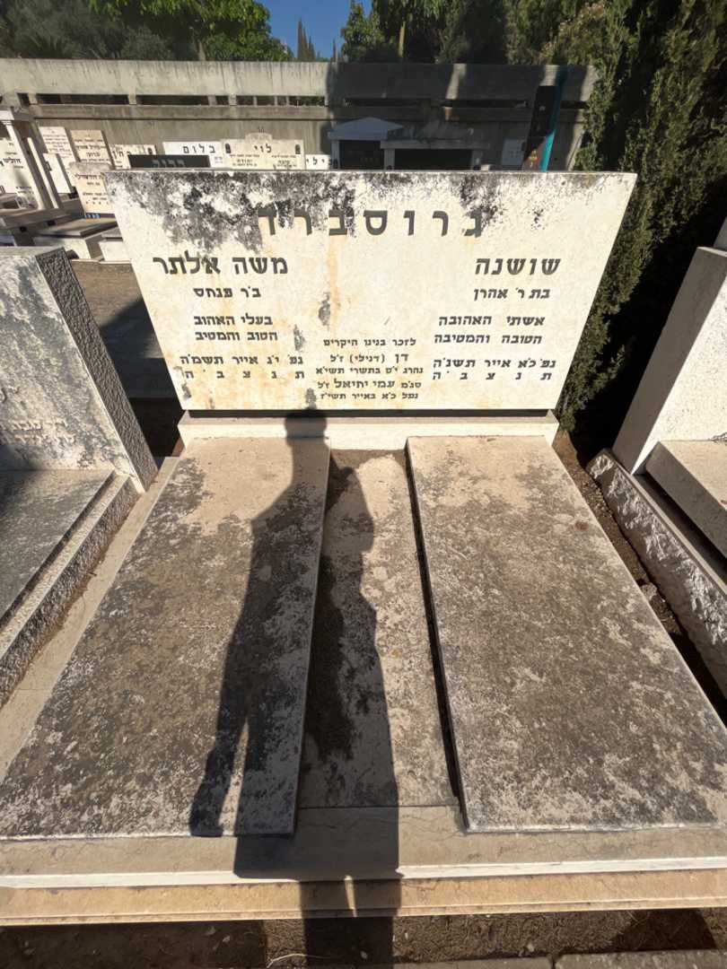 קברו של משה אלתר גרוסברד. תמונה 1