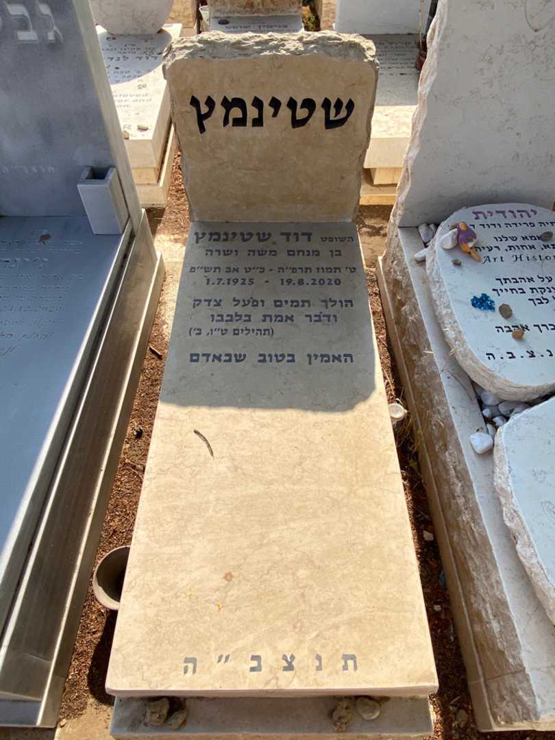 קברו של דוד שטינמץ