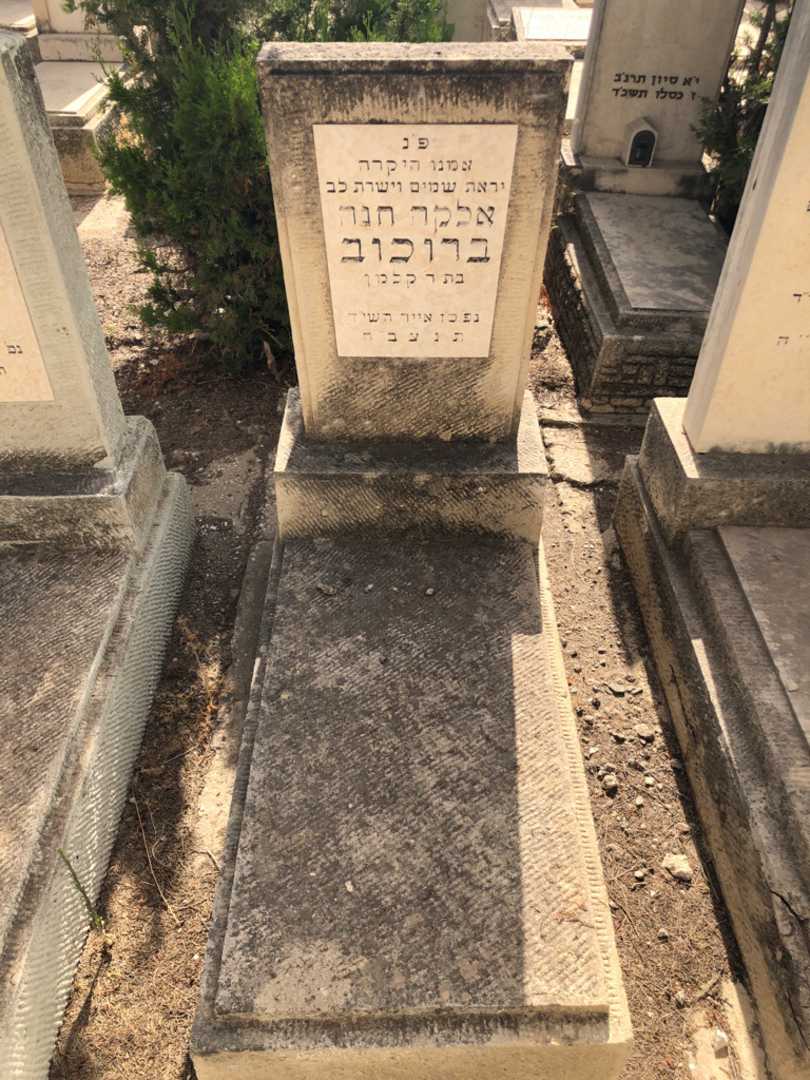 קברו של אלקה חנה ברוכוב