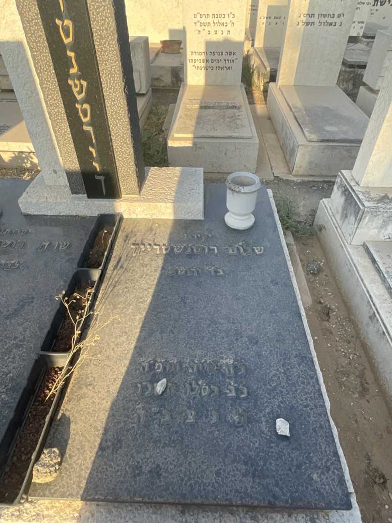 קברו של שלום רוטנשטרייך. תמונה 2