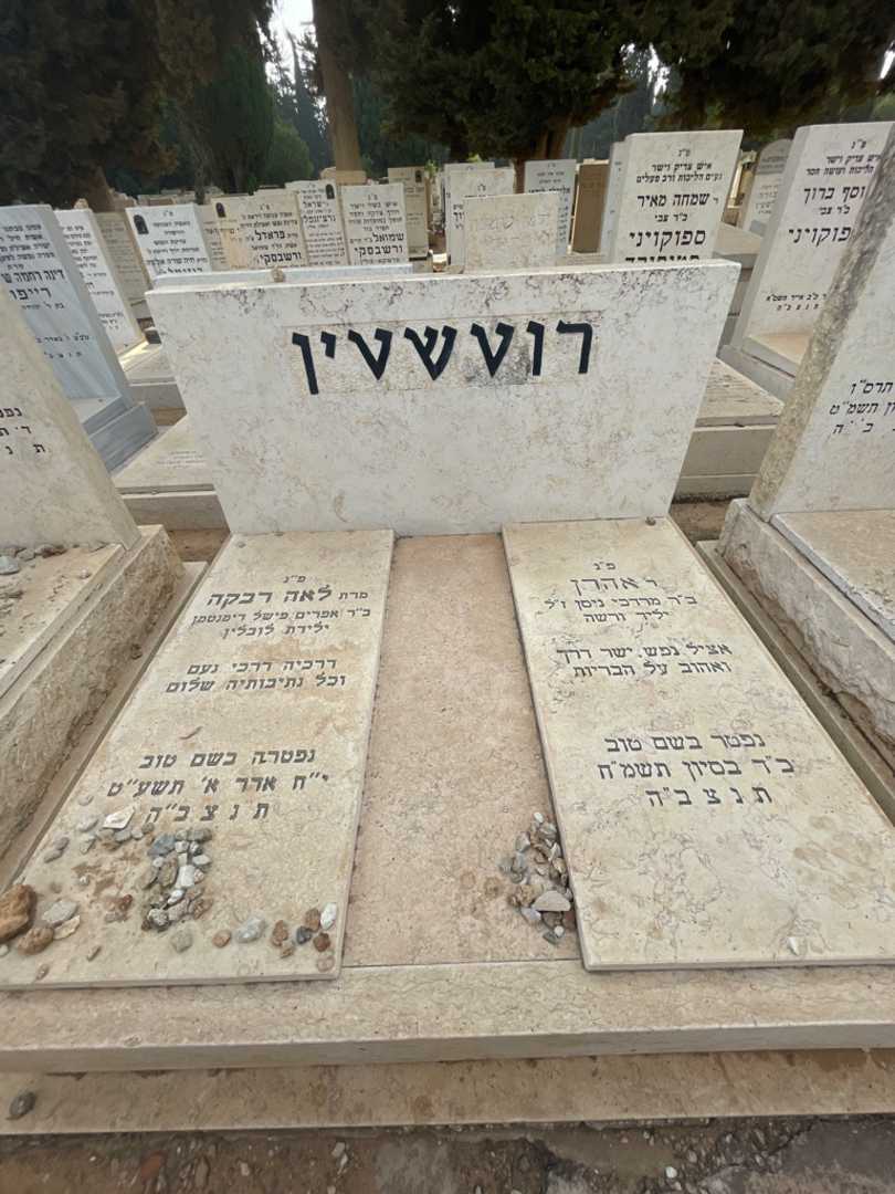 קברו של אהרן רוטשטין. תמונה 1