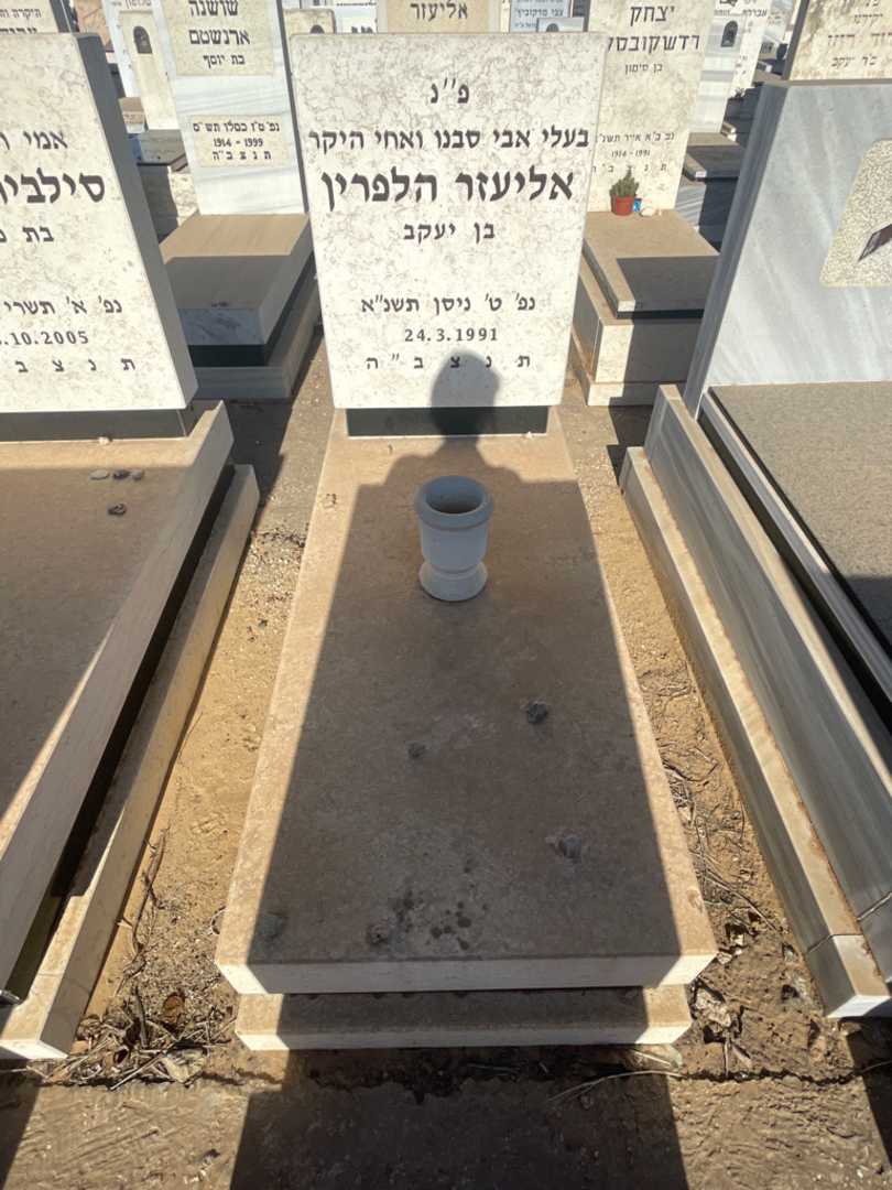 קברו של אליעזר הלפרין. תמונה 2