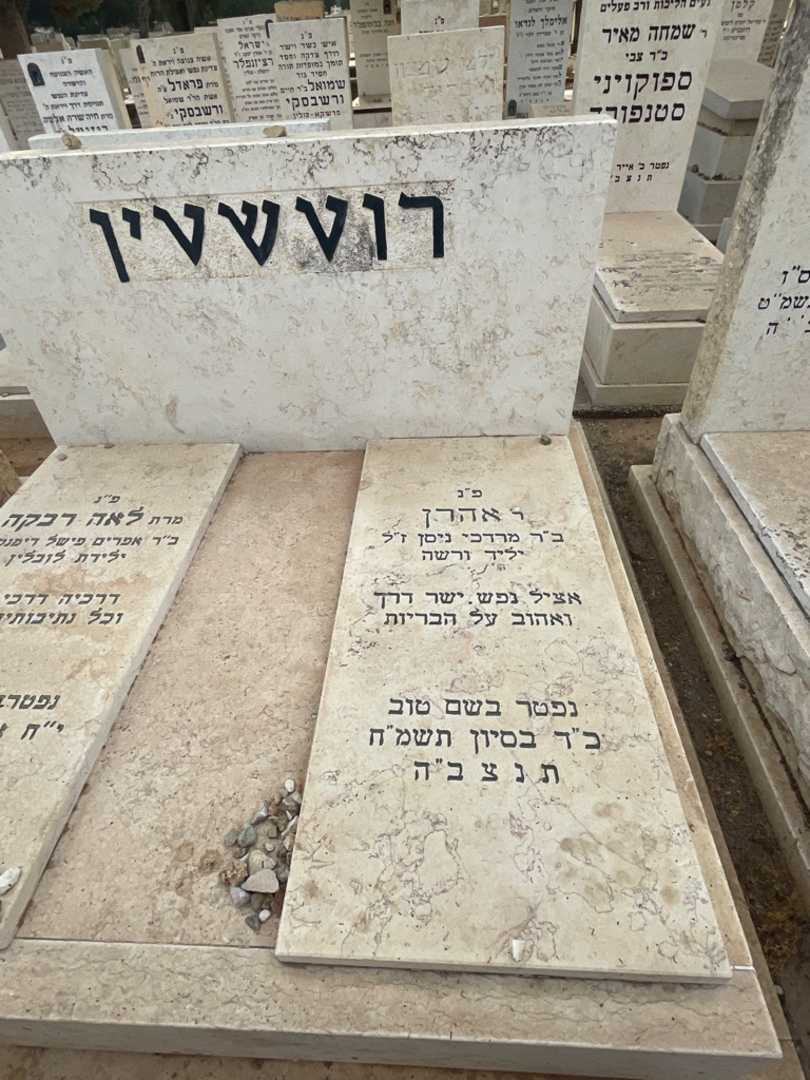 קברו של אהרן רוטשטין. תמונה 2