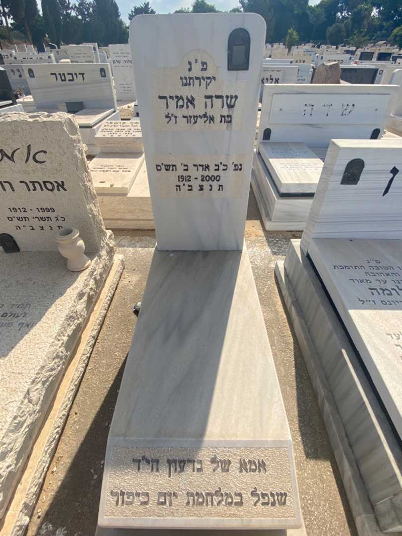 קברו של שרה אמיר