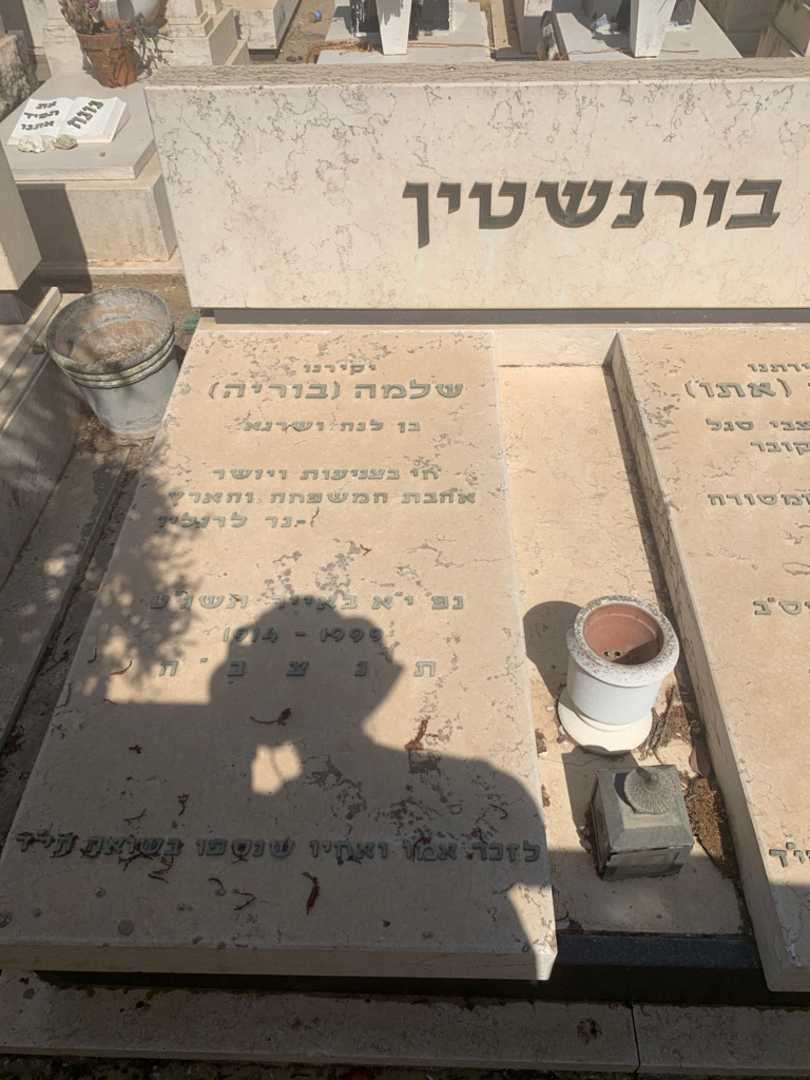 קברו של שלמה "בוריה" בורנשטין. תמונה 1