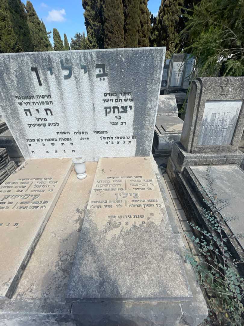 קברו של יצחק בילין. תמונה 2