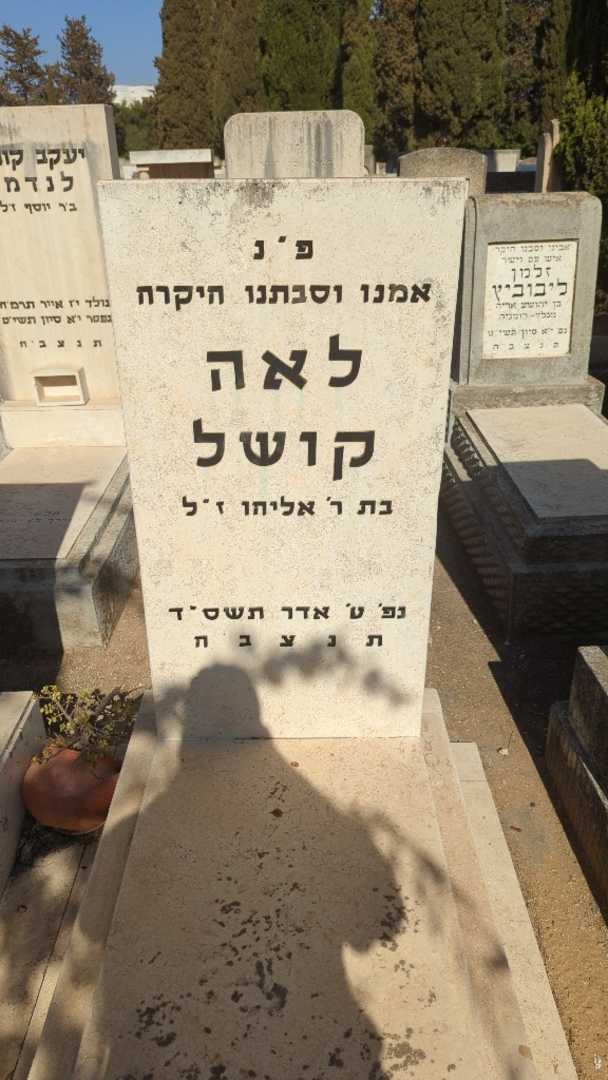 קברו של לאה קושל