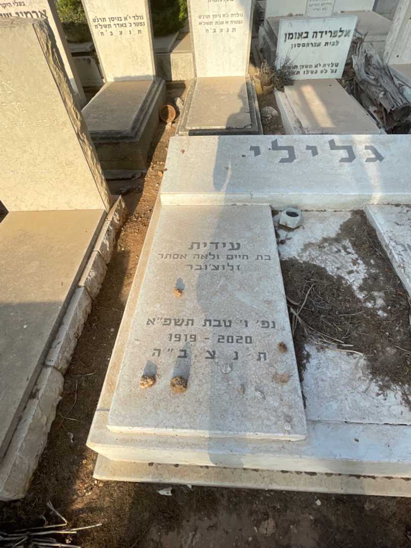 קברו של עידית גלילי. תמונה 2