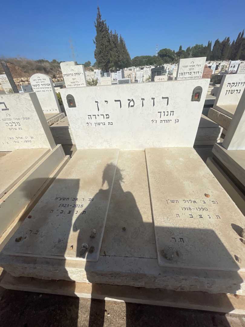 קברו של פרידה רוזמרין. תמונה 1