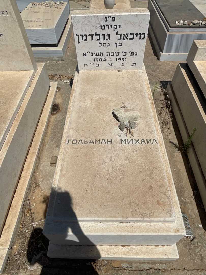 קברו של מיכאל גולדמן