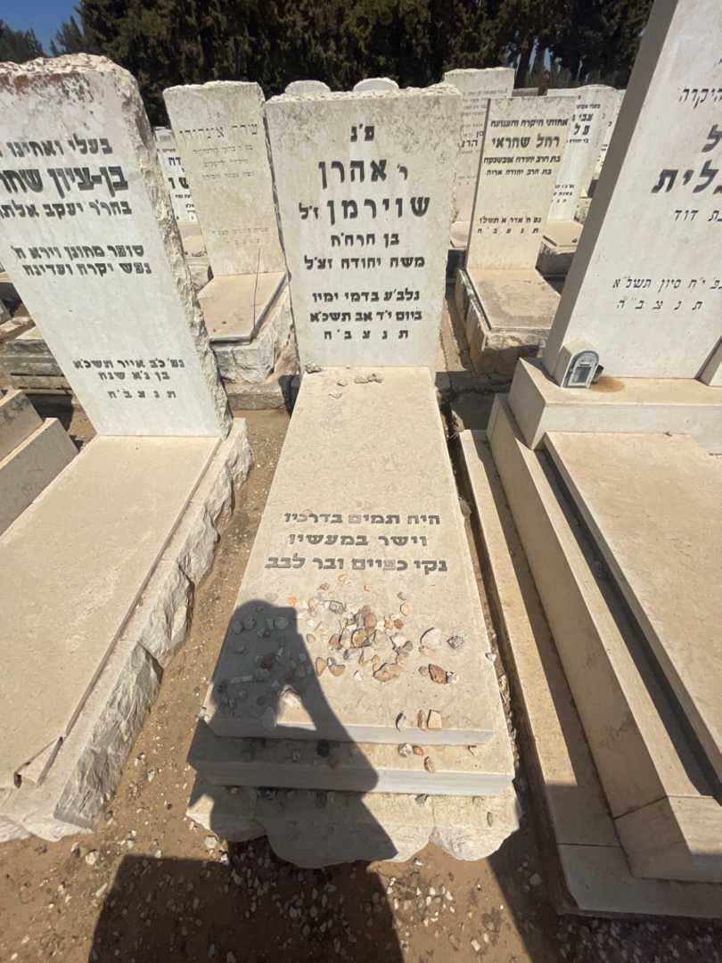 קברו של אהרן שוירמן