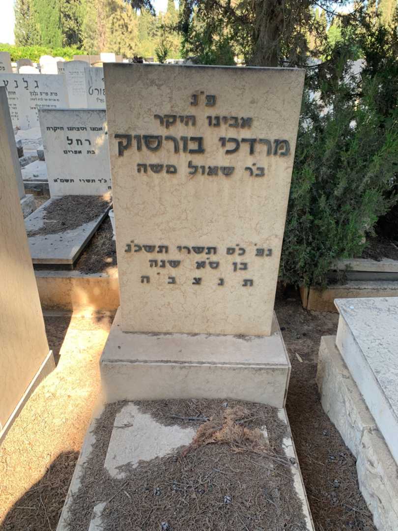 קברו של מרדכי בורסוק