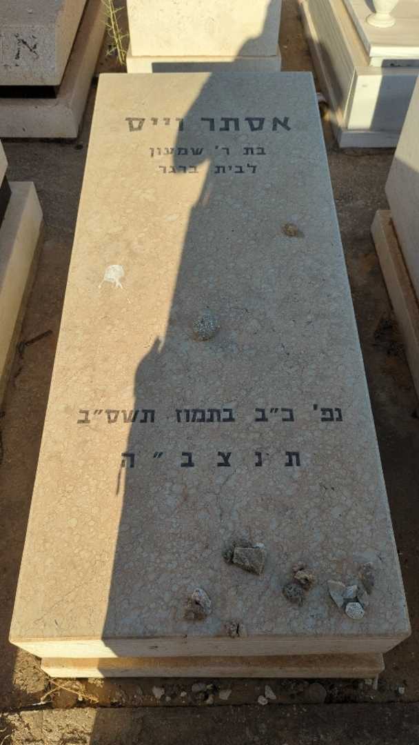 קברו של אסתר וייס