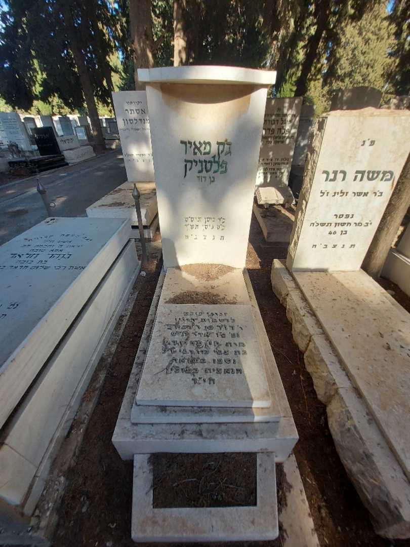 קברו של ג'ק מאיר פלטניק