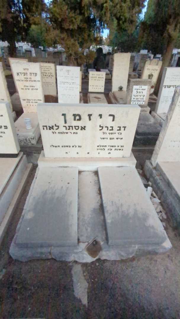 קברו של אסתר לאה ריזמן. תמונה 2